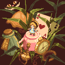 Alice, animated pixel art