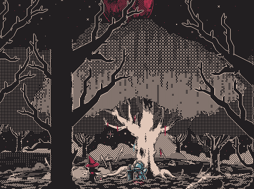 Witch & Knight III, animated pixel art